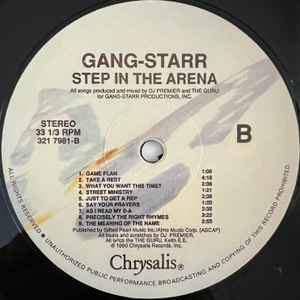 Gang Starr – Step In The Arena NEW LP