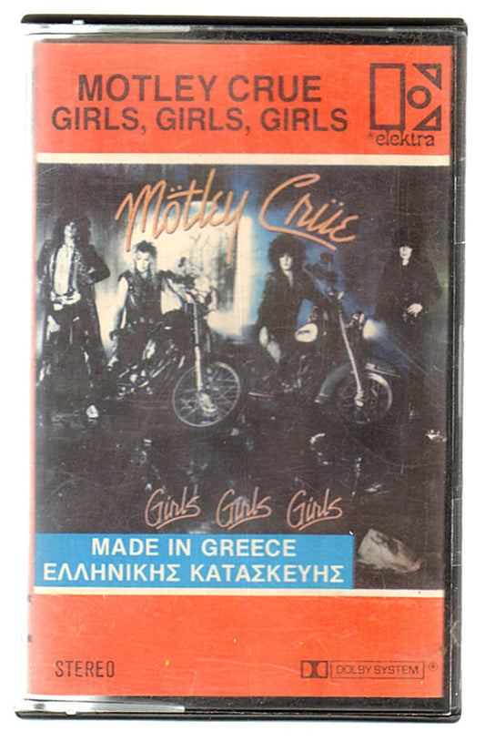 Mötley Crüe ‎– Girls, Girls, Girls Cassette